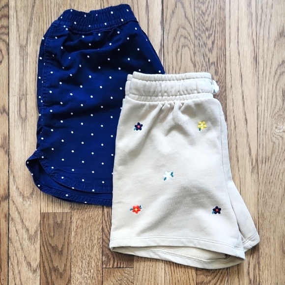 Kids Polka Dot and Floral Shorts Set. By Gap Kids. - Picture 1 of 10